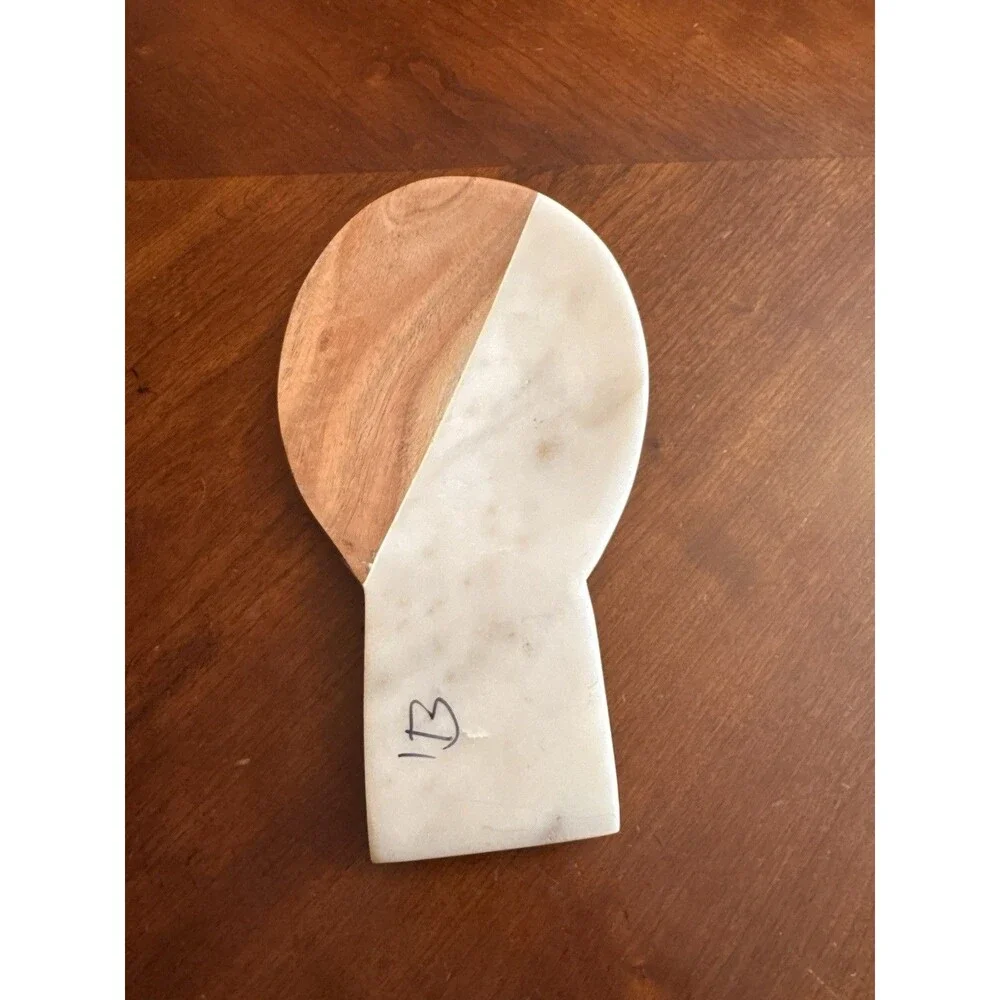 Mable/wood Spoon Test Metal Spoon Rest